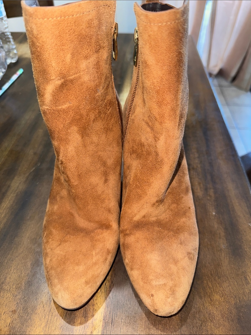 Brown Suede Ankle Boots - Picture 13 of 13